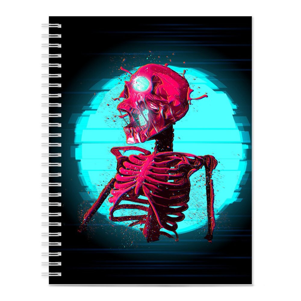 Cyberskull Retro Notebook